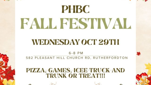 White and brown illustration fall harvest festival instagram post